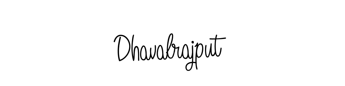 Use a signature maker to create a handwritten signature online. With this signature software, you can design (Angelique-Rose-font-FFP) your own signature for name Dhavalrajput. Dhavalrajput signature style 5 images and pictures png