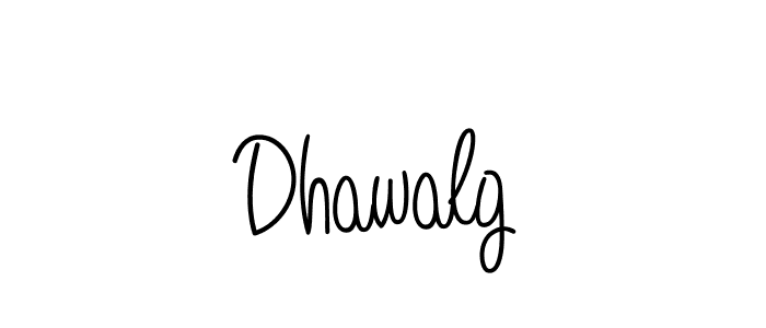 Create a beautiful signature design for name Dhawalg. With this signature (Angelique-Rose-font-FFP) fonts, you can make a handwritten signature for free. Dhawalg signature style 5 images and pictures png