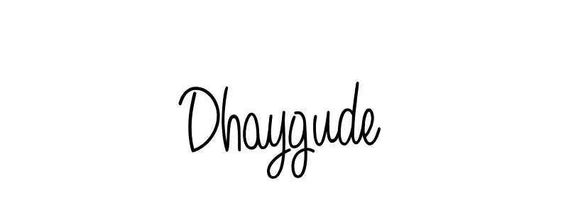 Make a short Dhaygude signature style. Manage your documents anywhere anytime using Angelique-Rose-font-FFP. Create and add eSignatures, submit forms, share and send files easily. Dhaygude signature style 5 images and pictures png