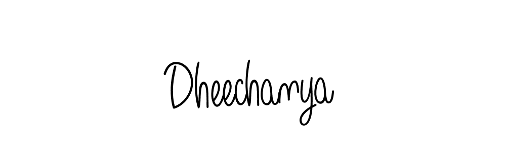 Once you've used our free online signature maker to create your best signature Angelique-Rose-font-FFP style, it's time to enjoy all of the benefits that Dheechanya name signing documents. Dheechanya signature style 5 images and pictures png