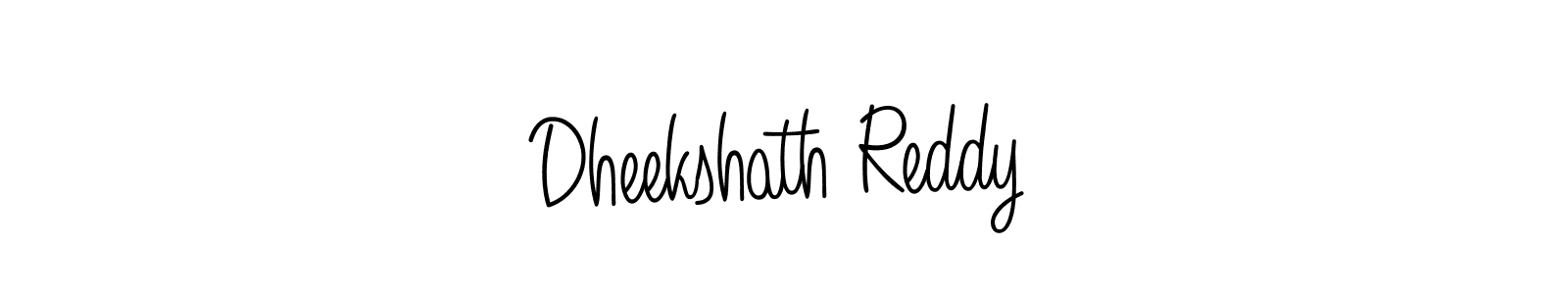 Also we have Dheekshath Reddy name is the best signature style. Create professional handwritten signature collection using Angelique-Rose-font-FFP autograph style. Dheekshath Reddy signature style 5 images and pictures png