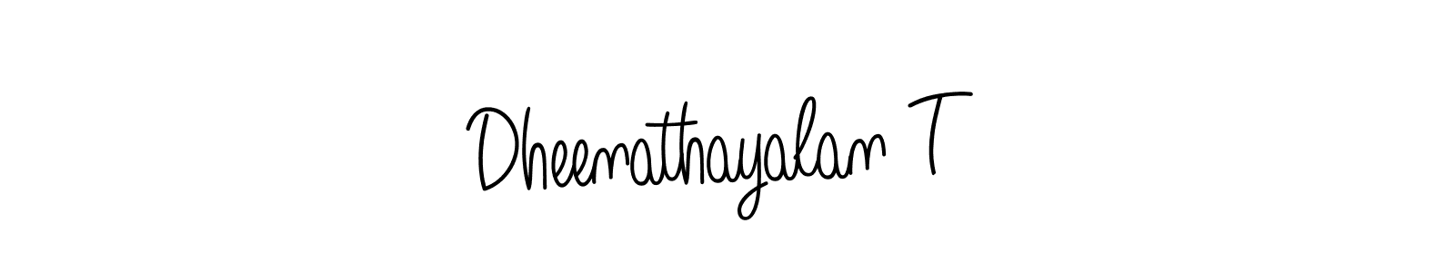 Make a beautiful signature design for name Dheenathayalan T. Use this online signature maker to create a handwritten signature for free. Dheenathayalan T signature style 5 images and pictures png