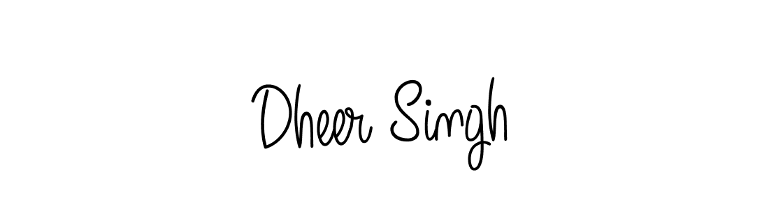 Design your own signature with our free online signature maker. With this signature software, you can create a handwritten (Angelique-Rose-font-FFP) signature for name Dheer Singh. Dheer Singh signature style 5 images and pictures png