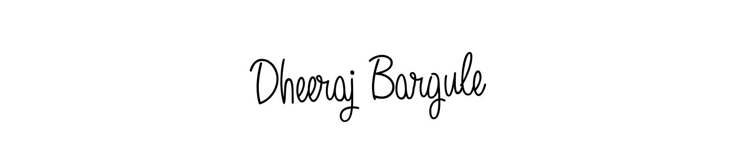 Also we have Dheeraj Bargule name is the best signature style. Create professional handwritten signature collection using Angelique-Rose-font-FFP autograph style. Dheeraj Bargule signature style 5 images and pictures png