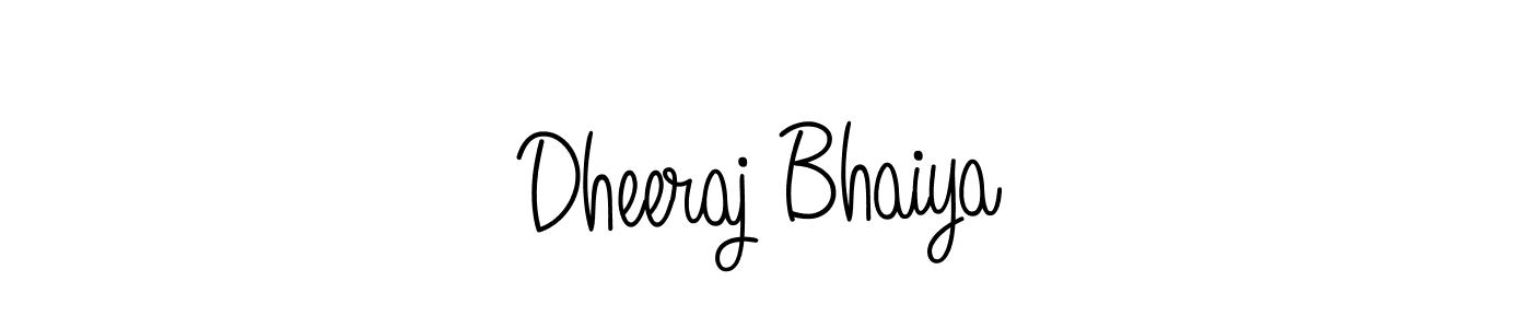 Best and Professional Signature Style for Dheeraj Bhaiya. Angelique-Rose-font-FFP Best Signature Style Collection. Dheeraj Bhaiya signature style 5 images and pictures png