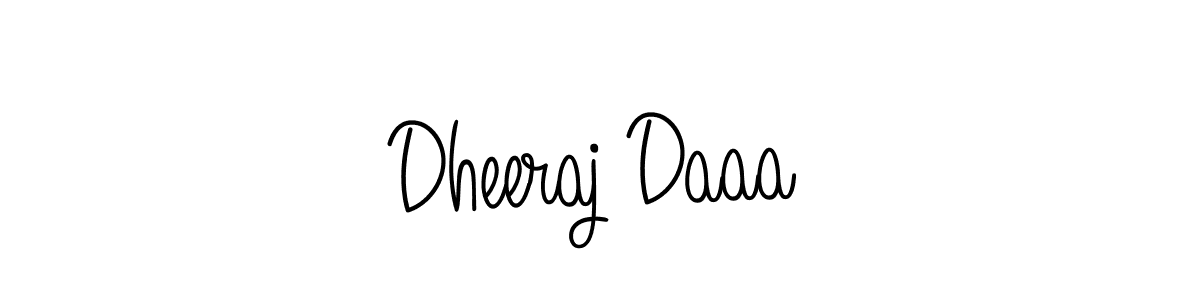 You can use this online signature creator to create a handwritten signature for the name Dheeraj Daaa. This is the best online autograph maker. Dheeraj Daaa signature style 5 images and pictures png