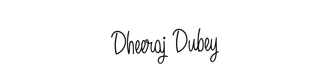 The best way (Angelique-Rose-font-FFP) to make a short signature is to pick only two or three words in your name. The name Dheeraj Dubey include a total of six letters. For converting this name. Dheeraj Dubey signature style 5 images and pictures png