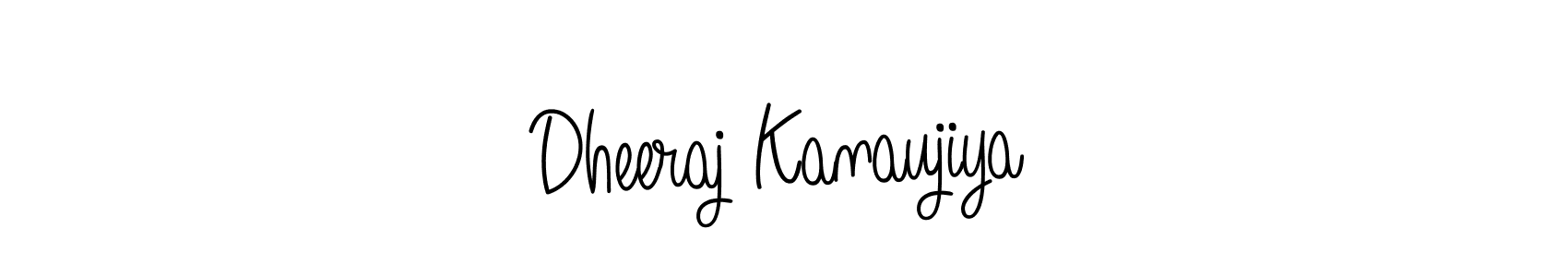 if you are searching for the best signature style for your name Dheeraj Kanaujiya. so please give up your signature search. here we have designed multiple signature styles  using Angelique-Rose-font-FFP. Dheeraj Kanaujiya signature style 5 images and pictures png