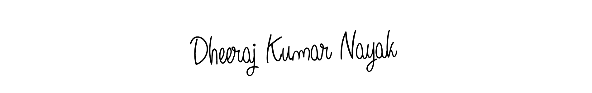 Also You can easily find your signature by using the search form. We will create Dheeraj Kumar Nayak name handwritten signature images for you free of cost using Angelique-Rose-font-FFP sign style. Dheeraj Kumar Nayak signature style 5 images and pictures png