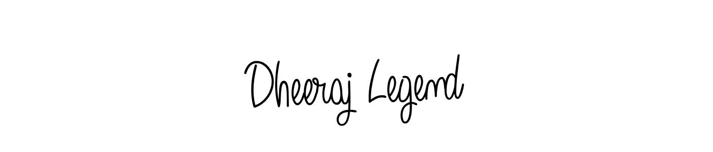 Use a signature maker to create a handwritten signature online. With this signature software, you can design (Angelique-Rose-font-FFP) your own signature for name Dheeraj Legend. Dheeraj Legend signature style 5 images and pictures png