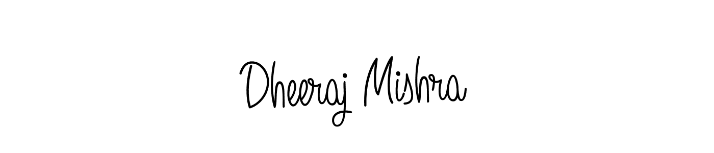 How to make Dheeraj Mishra signature? Angelique-Rose-font-FFP is a professional autograph style. Create handwritten signature for Dheeraj Mishra name. Dheeraj Mishra signature style 5 images and pictures png