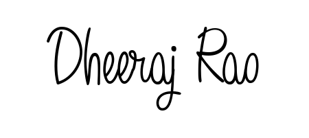 A stylish, flowing autograph style designed for name Dheeraj Rao using Angelique-Rose-font-FFP typography. Perfect for digital creative projects. Dheeraj Rao signature style 5 images and pictures png