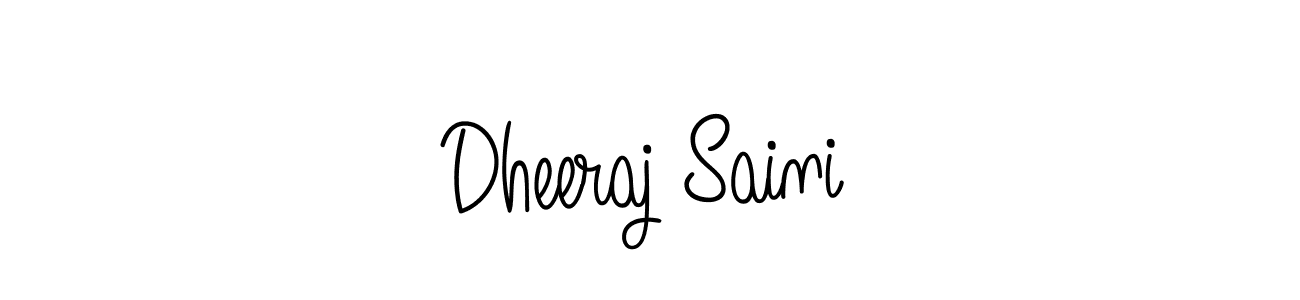 You can use this online signature creator to create a handwritten signature for the name Dheeraj Saini. This is the best online autograph maker. Dheeraj Saini signature style 5 images and pictures png