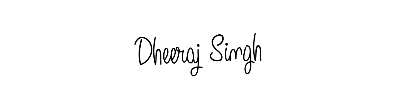 Also we have Dheeraj Singh name is the best signature style. Create professional handwritten signature collection using Angelique-Rose-font-FFP autograph style. Dheeraj Singh signature style 5 images and pictures png