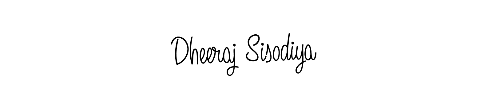 Make a beautiful signature design for name Dheeraj Sisodiya. Use this online signature maker to create a handwritten signature for free. Dheeraj Sisodiya signature style 5 images and pictures png