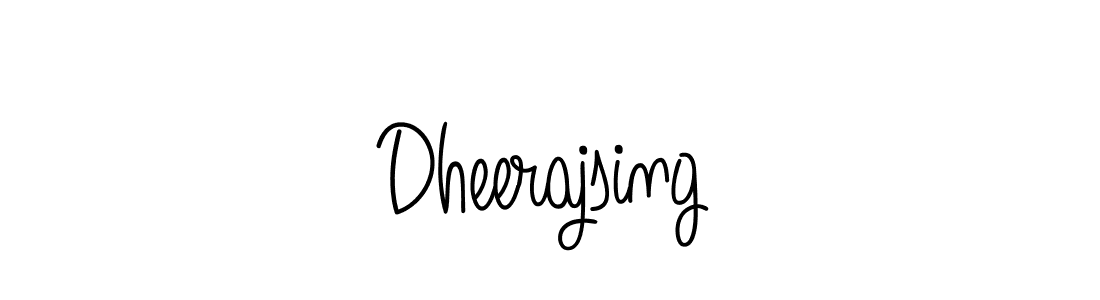 Make a beautiful signature design for name Dheerajsing. With this signature (Angelique-Rose-font-FFP) style, you can create a handwritten signature for free. Dheerajsing signature style 5 images and pictures png