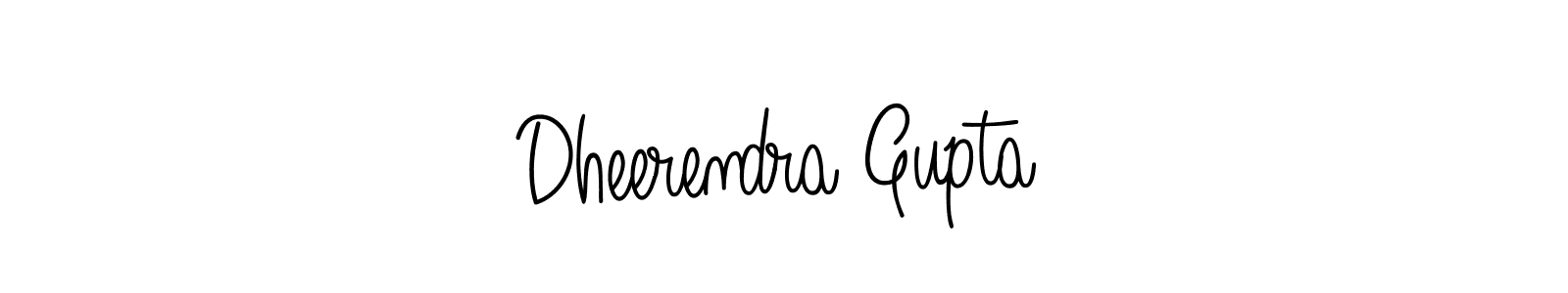 Dheerendra Gupta stylish signature style. Best Handwritten Sign (Angelique-Rose-font-FFP) for my name. Handwritten Signature Collection Ideas for my name Dheerendra Gupta. Dheerendra Gupta signature style 5 images and pictures png