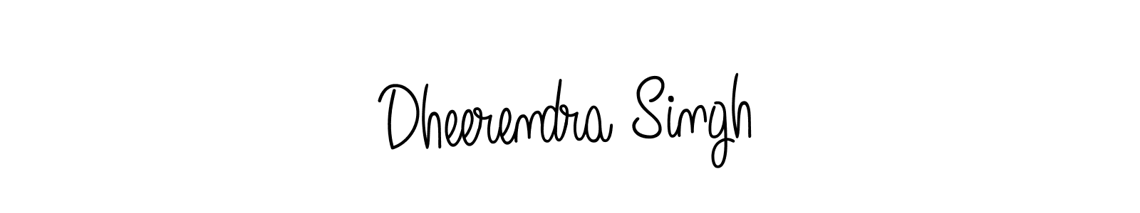 How to make Dheerendra Singh name signature. Use Angelique-Rose-font-FFP style for creating short signs online. This is the latest handwritten sign. Dheerendra Singh signature style 5 images and pictures png