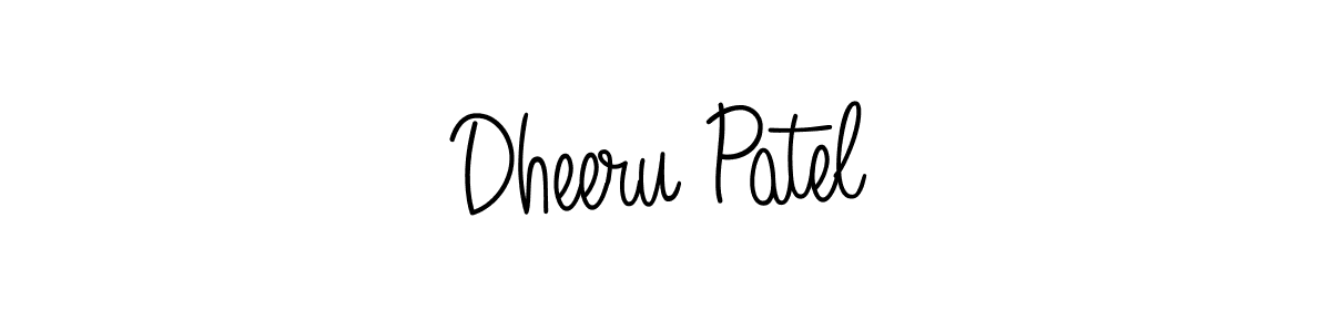 Make a short Dheeru Patel signature style. Manage your documents anywhere anytime using Angelique-Rose-font-FFP. Create and add eSignatures, submit forms, share and send files easily. Dheeru Patel signature style 5 images and pictures png