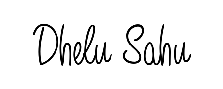 Get an exclusive digital autograph for Dhelu Sahu. The Angelique-Rose-font-FFP typeface captures the charm of real penmanship on paper. Dhelu Sahu signature style 5 images and pictures png