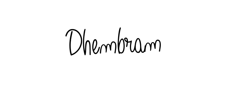 You can use this online signature creator to create a handwritten signature for the name Dhembram. This is the best online autograph maker. Dhembram signature style 5 images and pictures png