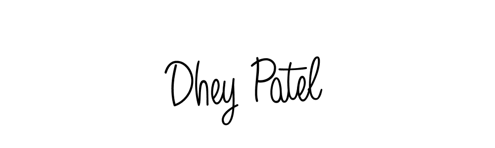 if you are searching for the best signature style for your name Dhey Patel. so please give up your signature search. here we have designed multiple signature styles  using Angelique-Rose-font-FFP. Dhey Patel signature style 5 images and pictures png