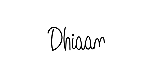 It looks lik you need a new signature style for name Dhiaan. Design unique handwritten (Angelique-Rose-font-FFP) signature with our free signature maker in just a few clicks. Dhiaan signature style 5 images and pictures png