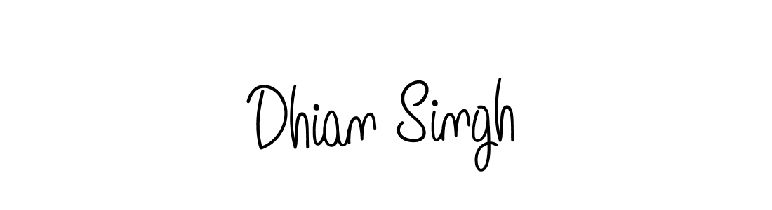 Create a beautiful signature design for name Dhian Singh. With this signature (Angelique-Rose-font-FFP) fonts, you can make a handwritten signature for free. Dhian Singh signature style 5 images and pictures png