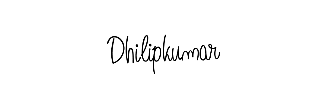 How to Draw Dhilipkumar signature style? Angelique-Rose-font-FFP is a latest design signature styles for name Dhilipkumar. Dhilipkumar signature style 5 images and pictures png