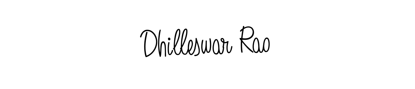 It looks lik you need a new signature style for name Dhilleswar Rao. Design unique handwritten (Angelique-Rose-font-FFP) signature with our free signature maker in just a few clicks. Dhilleswar Rao signature style 5 images and pictures png