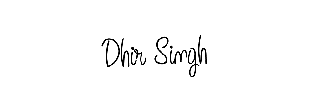 Best and Professional Signature Style for Dhir Singh. Angelique-Rose-font-FFP Best Signature Style Collection. Dhir Singh signature style 5 images and pictures png