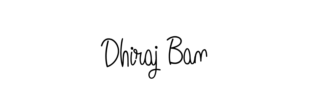 Here are the top 10 professional signature styles for the name Dhiraj Ban. These are the best autograph styles you can use for your name. Dhiraj Ban signature style 5 images and pictures png