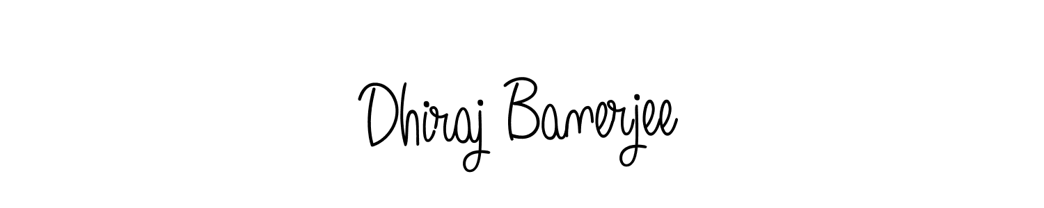 Dhiraj Banerjee stylish signature style. Best Handwritten Sign (Angelique-Rose-font-FFP) for my name. Handwritten Signature Collection Ideas for my name Dhiraj Banerjee. Dhiraj Banerjee signature style 5 images and pictures png