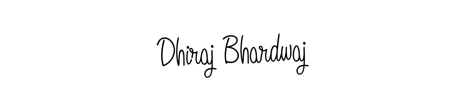 Make a short Dhiraj Bhardwaj signature style. Manage your documents anywhere anytime using Angelique-Rose-font-FFP. Create and add eSignatures, submit forms, share and send files easily. Dhiraj Bhardwaj signature style 5 images and pictures png