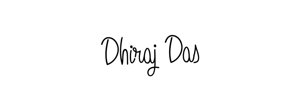 Use a signature maker to create a handwritten signature online. With this signature software, you can design (Angelique-Rose-font-FFP) your own signature for name Dhiraj Das. Dhiraj Das signature style 5 images and pictures png