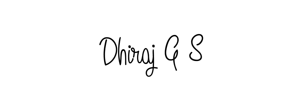 Similarly Angelique-Rose-font-FFP is the best handwritten signature design. Signature creator online .You can use it as an online autograph creator for name Dhiraj G S. Dhiraj G S signature style 5 images and pictures png