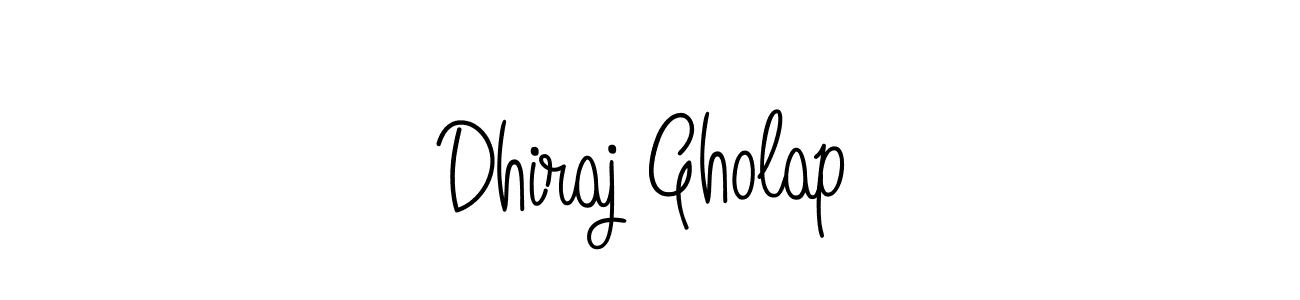 Make a beautiful signature design for name Dhiraj Gholap. Use this online signature maker to create a handwritten signature for free. Dhiraj Gholap signature style 5 images and pictures png