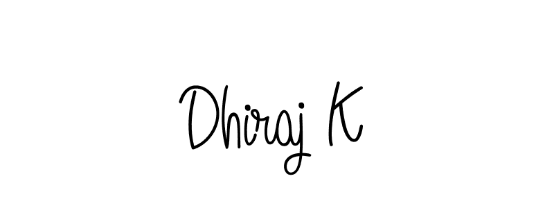 Similarly Angelique-Rose-font-FFP is the best handwritten signature design. Signature creator online .You can use it as an online autograph creator for name Dhiraj K. Dhiraj K signature style 5 images and pictures png