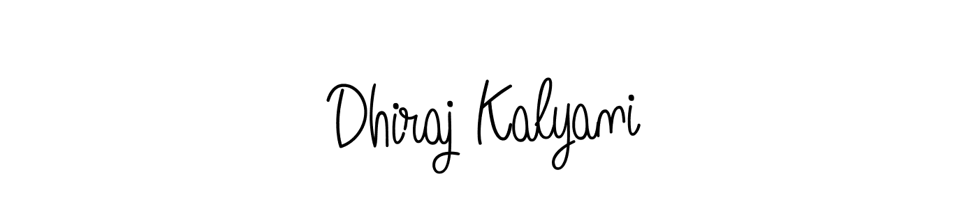 if you are searching for the best signature style for your name Dhiraj Kalyani. so please give up your signature search. here we have designed multiple signature styles  using Angelique-Rose-font-FFP. Dhiraj Kalyani signature style 5 images and pictures png