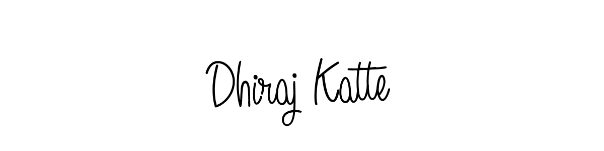 Also You can easily find your signature by using the search form. We will create Dhiraj Katte name handwritten signature images for you free of cost using Angelique-Rose-font-FFP sign style. Dhiraj Katte signature style 5 images and pictures png