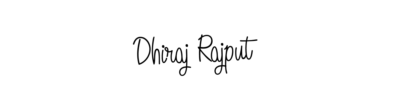 You can use this online signature creator to create a handwritten signature for the name Dhiraj Rajput. This is the best online autograph maker. Dhiraj Rajput signature style 5 images and pictures png