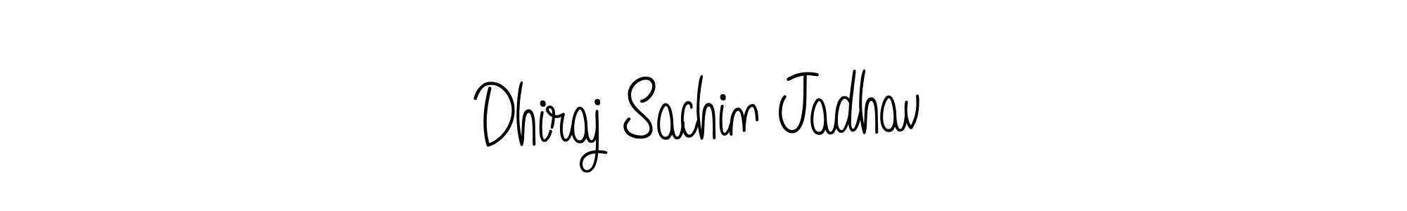 It looks lik you need a new signature style for name Dhiraj Sachin Jadhav. Design unique handwritten (Angelique-Rose-font-FFP) signature with our free signature maker in just a few clicks. Dhiraj Sachin Jadhav signature style 5 images and pictures png
