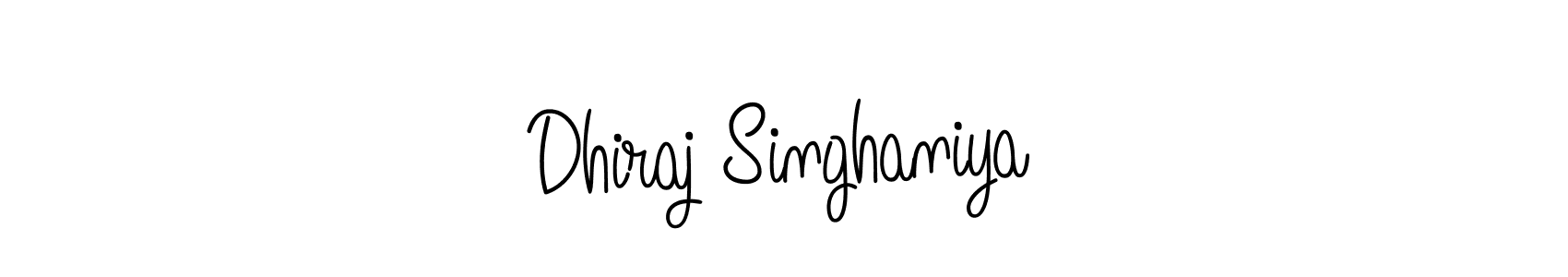 Best and Professional Signature Style for Dhiraj Singhaniya. Angelique-Rose-font-FFP Best Signature Style Collection. Dhiraj Singhaniya signature style 5 images and pictures png