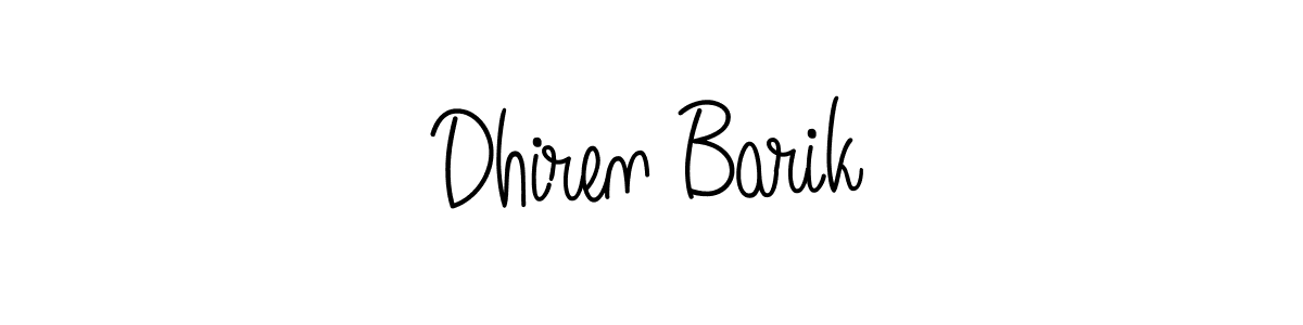 if you are searching for the best signature style for your name Dhiren Barik. so please give up your signature search. here we have designed multiple signature styles  using Angelique-Rose-font-FFP. Dhiren Barik signature style 5 images and pictures png
