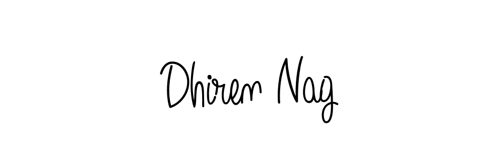 Best and Professional Signature Style for Dhiren Nag. Angelique-Rose-font-FFP Best Signature Style Collection. Dhiren Nag signature style 5 images and pictures png