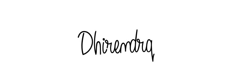 Dhirendrq stylish signature style. Best Handwritten Sign (Angelique-Rose-font-FFP) for my name. Handwritten Signature Collection Ideas for my name Dhirendrq. Dhirendrq signature style 5 images and pictures png