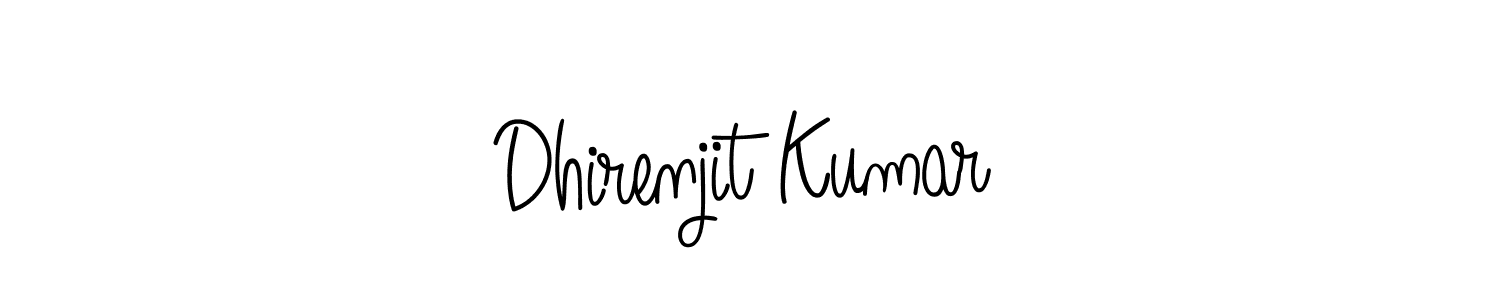 How to Draw Dhirenjit Kumar signature style? Angelique-Rose-font-FFP is a latest design signature styles for name Dhirenjit Kumar. Dhirenjit Kumar signature style 5 images and pictures png