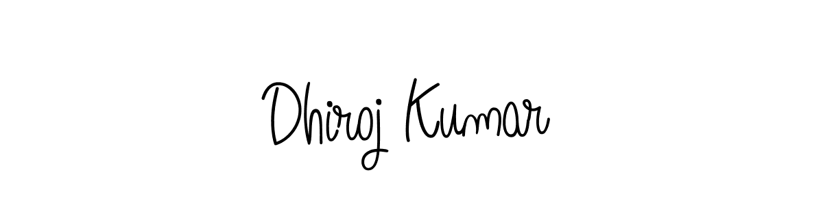 This is the best signature style for the Dhiroj Kumar name. Also you like these signature font (Angelique-Rose-font-FFP). Mix name signature. Dhiroj Kumar signature style 5 images and pictures png