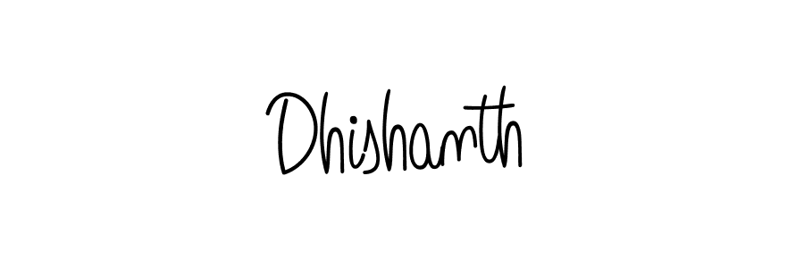 Dhishanth stylish signature style. Best Handwritten Sign (Angelique-Rose-font-FFP) for my name. Handwritten Signature Collection Ideas for my name Dhishanth. Dhishanth signature style 5 images and pictures png