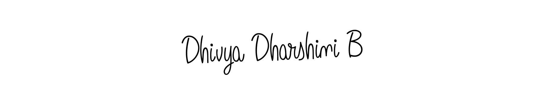 Once you've used our free online signature maker to create your best signature Angelique-Rose-font-FFP style, it's time to enjoy all of the benefits that Dhivya Dharshini B name signing documents. Dhivya Dharshini B signature style 5 images and pictures png